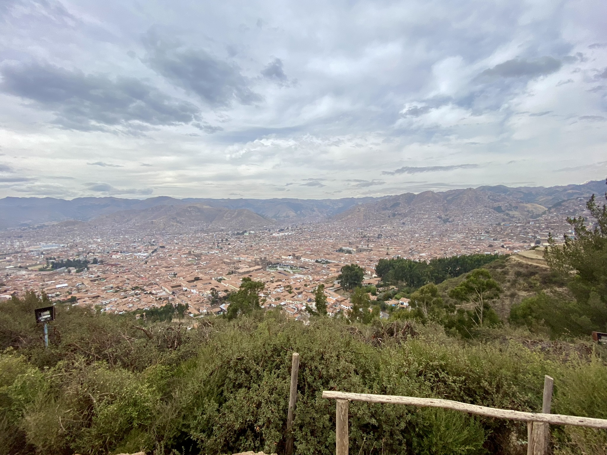 Best Day Hikes from Cusco cristo blanco viewpoint in cusco, peru